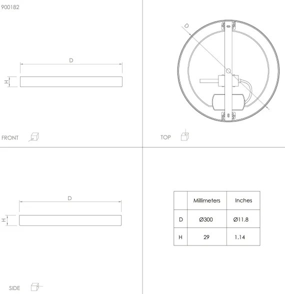 Eglo 900182 - LED mennyezeti lámpa FUEVA LED/20,5W/230V átm. 28,5 cm