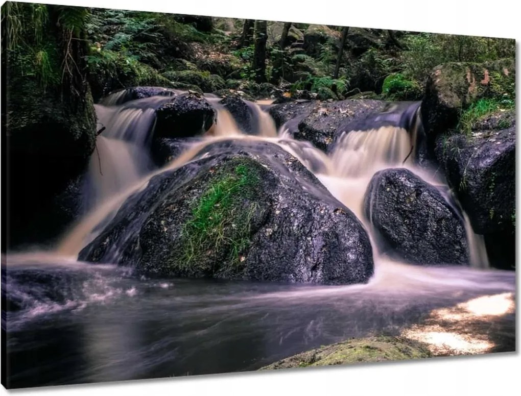 Vászonkép 90x60 Folyó víz a patakban