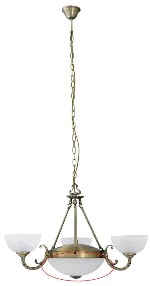 Rabalux - Pótló üveg MARLENE E27 csillárhoz