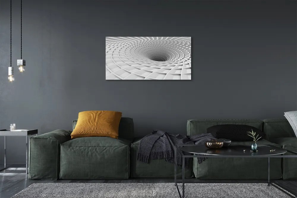 Canvas képek 3d geometriai garat 100x50 cm