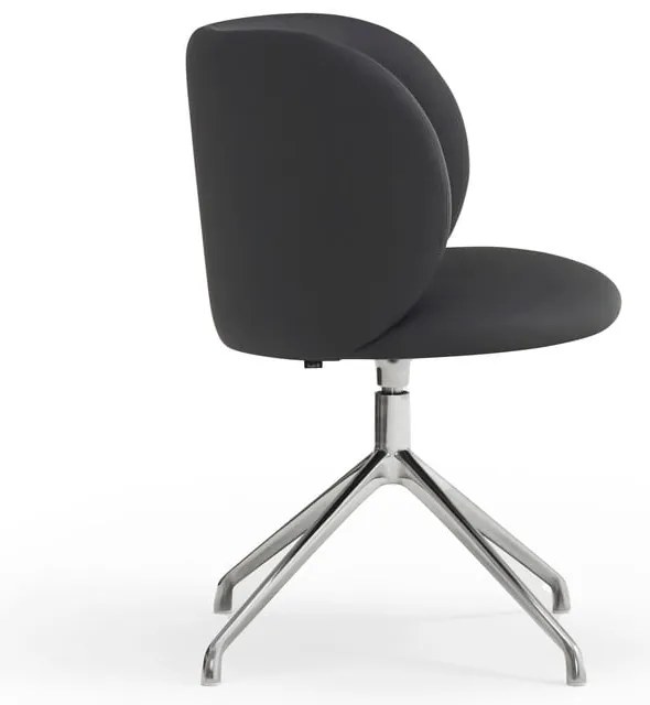 Fekete kárpitozott étkezőfotel Mogi – Teulat