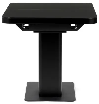 Bővíthető Étkezőasztal 120–160×80 cm, MDF, Fekete. HT-D1926 BK