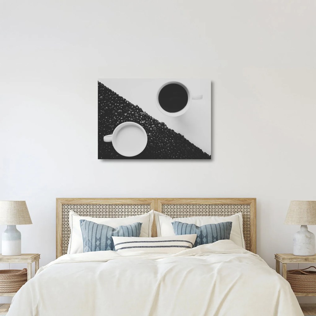 Kávé képe (üvegen) (70x50 cm)