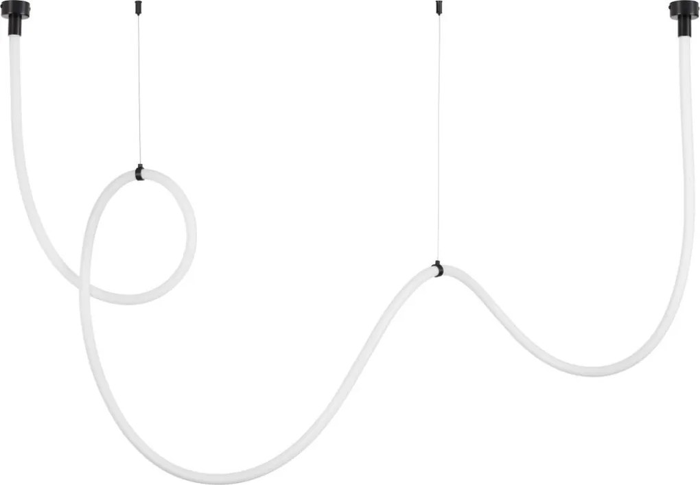 Step Into Design SNAKE MD1021-4 black Függőlámpa 1x60W/LED 3000K IP20