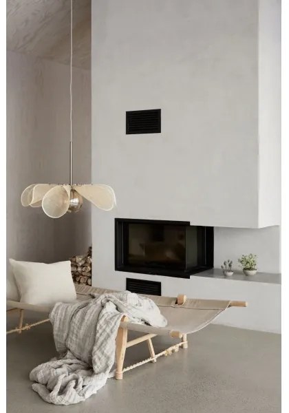 Markslöjd 108659 - Csillár zsinóron STYRKA 1xE27/40W/230V átm. 63 cm bézs