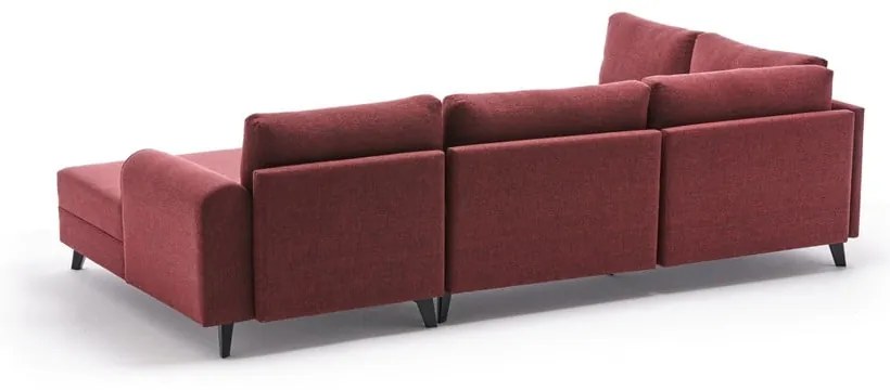 Téglavörös sarokkanapé (U alakú) Belen – Balcab Home