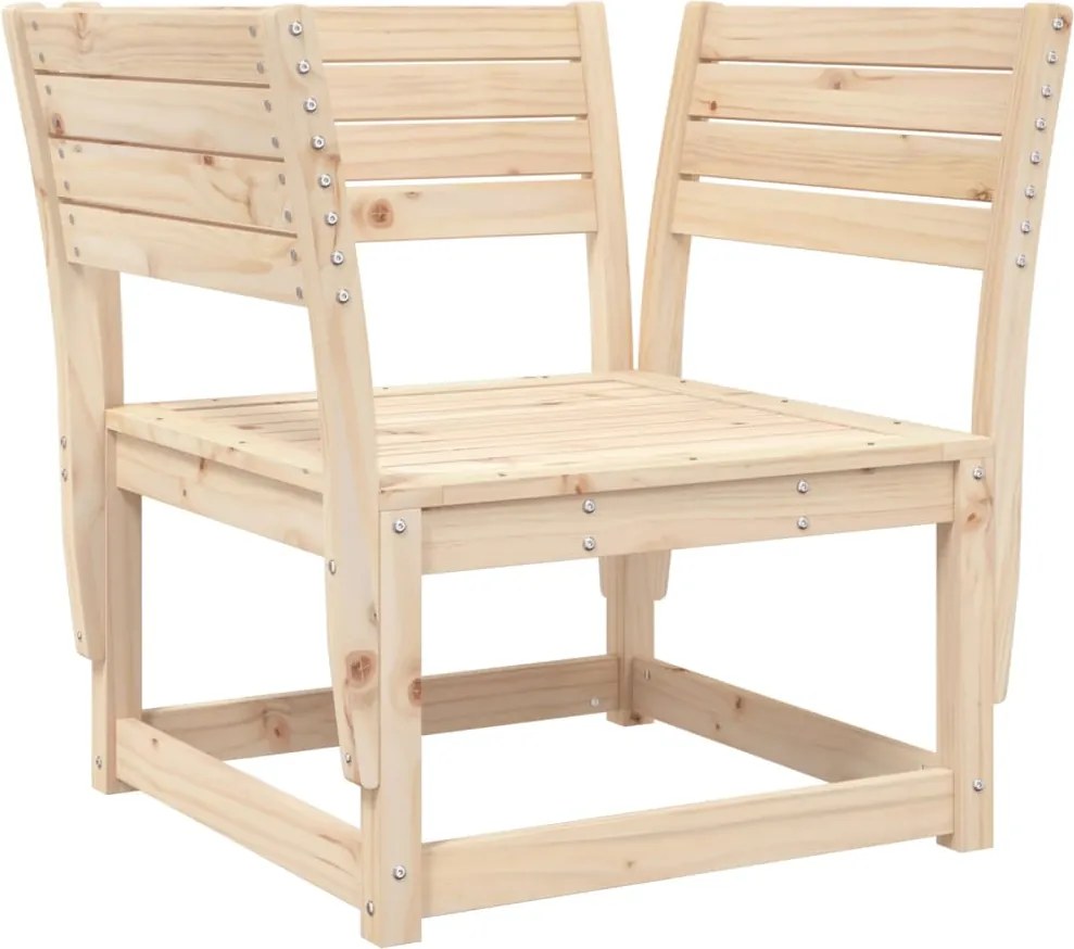 vidaXL tömör fenyőfa kerti szék