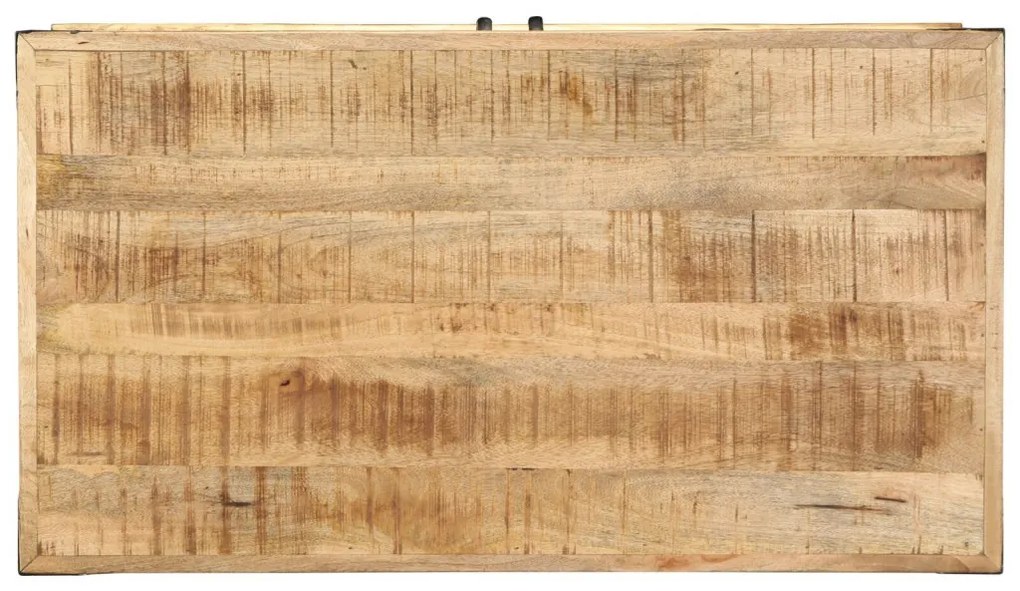Dohányzóasztal 90x50x40 cm Tömör mangófából