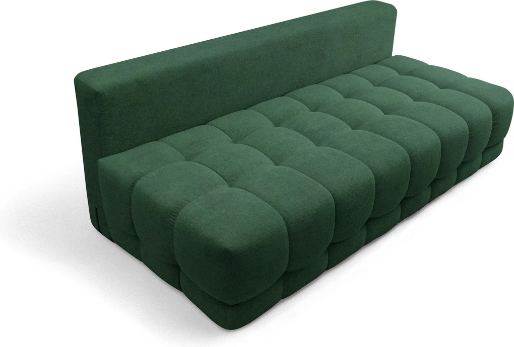 Tuko kinyitható kanapé tárolóval - zöld Freya 210-09 dzsörzé