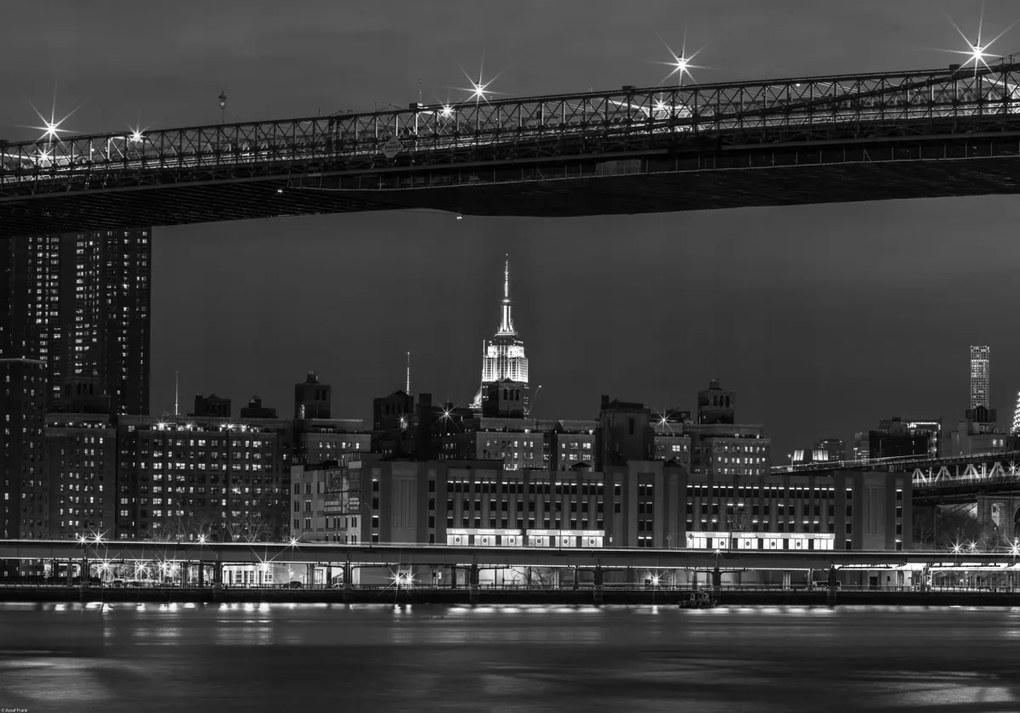 Poszter 66,5x46,5cm Esti panoráma Alsó-Manhattan 2, Assaf