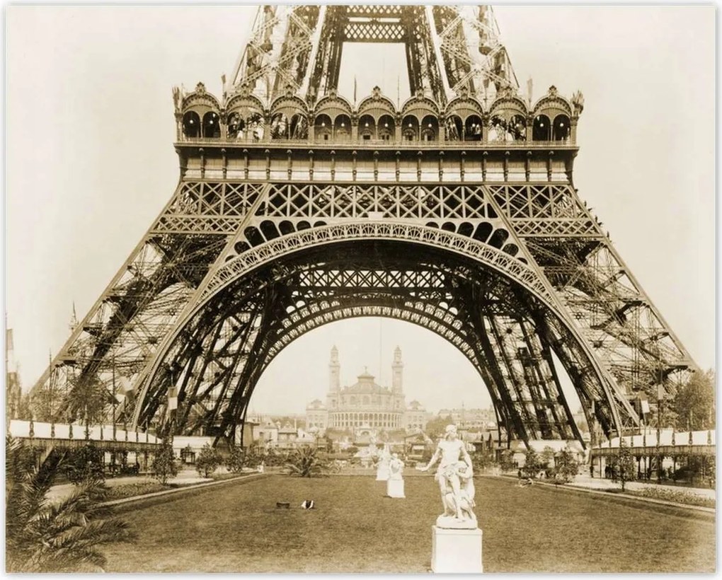 Poszterek 50x40 Régi kép az Eiffel-toronyról