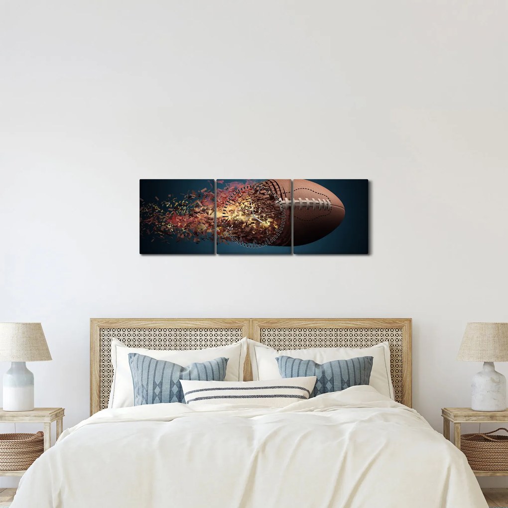 Kép - Rögbi labda akcióban (órával) (90x30 cm)