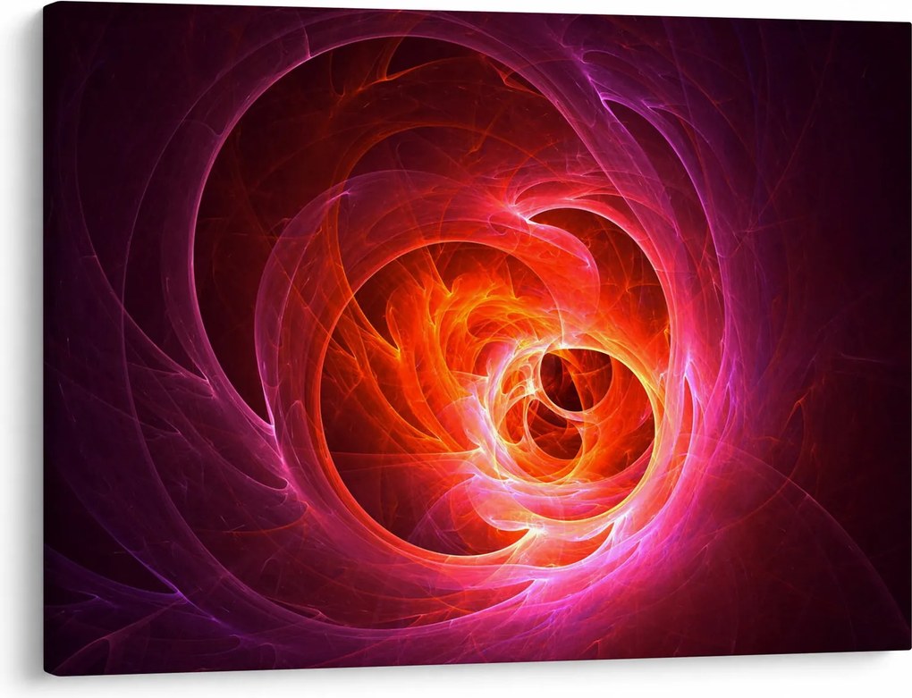 Modern rózsaszín absztrakció képe (70x50 cm)