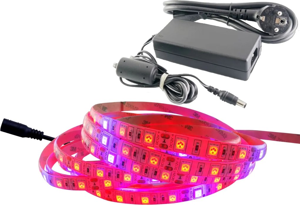 Led szalag szett 300 Grow IP65 növény növekedés 4m
