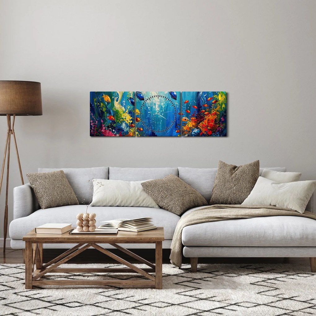 Kép - A víz alatti világ festése (órával) (90x30 cm)