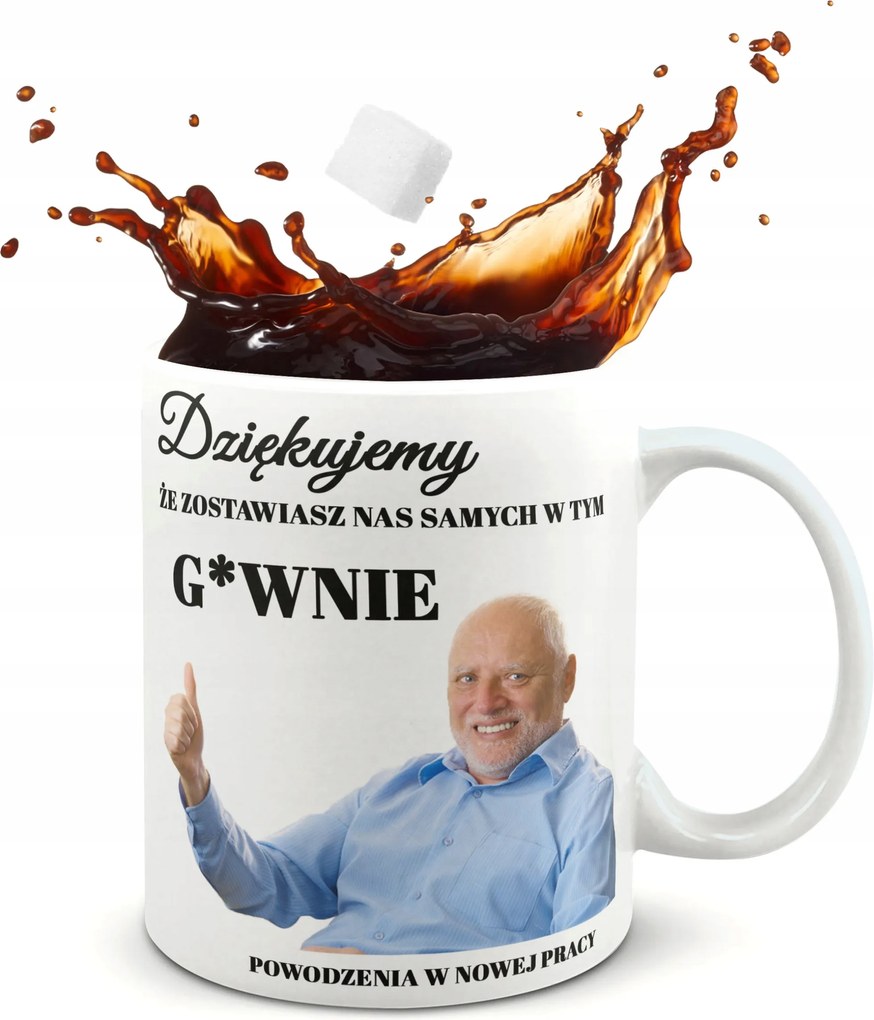 Kerámia bögre 330 ml Vicces Búcsúajándék Kollégának