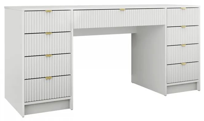 Fésülködőasztal Rozoma Bis (fehér velvet + arany) . 1104581