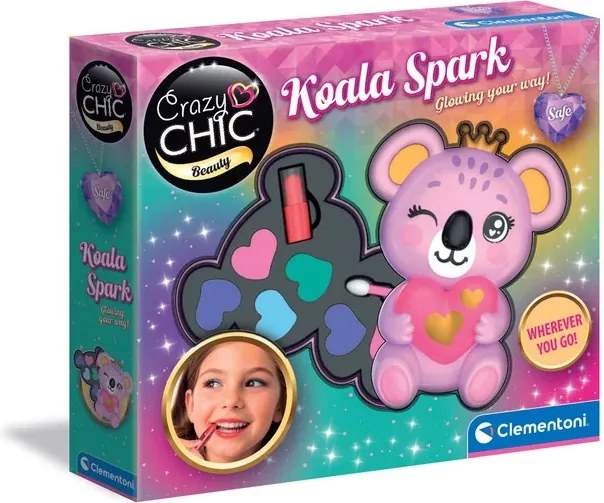 Crazy Chic Koala formájú sminkszett Clementoni