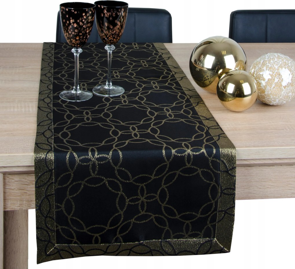 Modern kétoldalas foltálló öv 40x160 arany