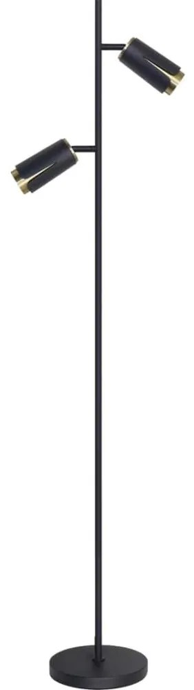 Állólámpa FLOWER 2xGU10/8W/230V fekete