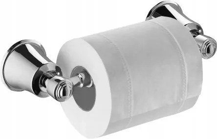 Wc-papír Tartó Retro Króm Sárgaréz