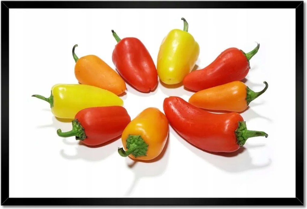 Poszterek keretben 60x40 Paprika Konyha dekoráció