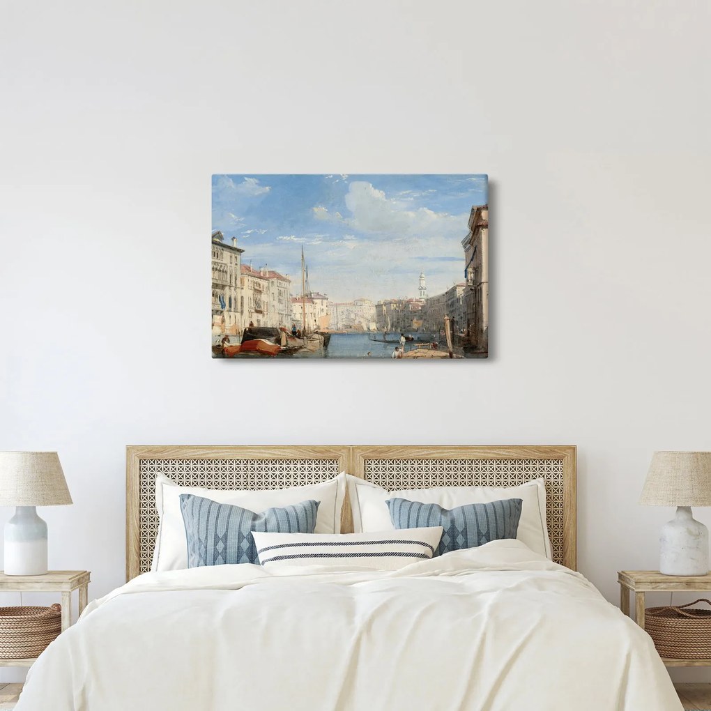 Kép - Richard Parkes Bonington, The Grand Canal, reprodukciók (90x60 cm)