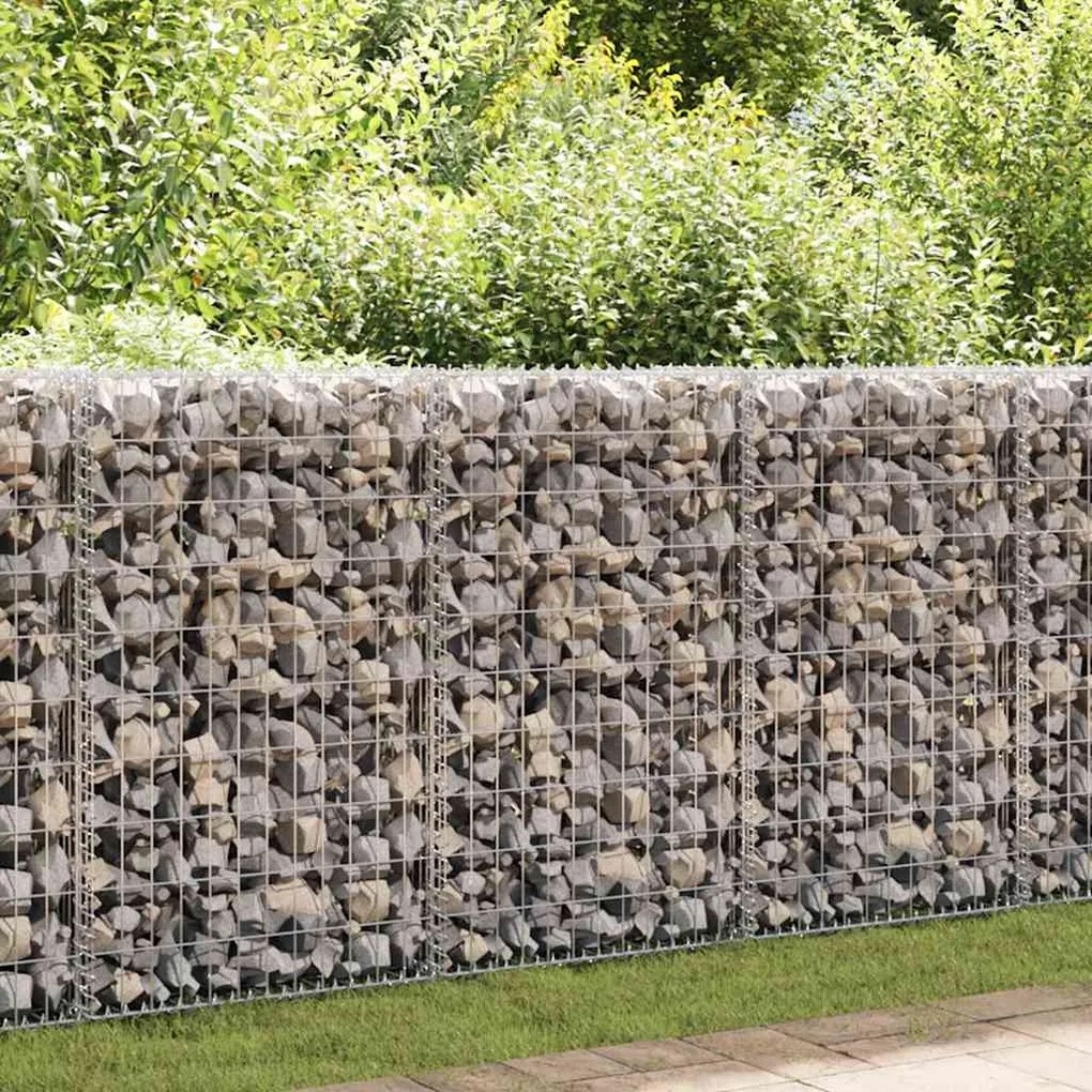 vidaXL horganyzott acél gabion kosár 100 x 50 x 100 cm