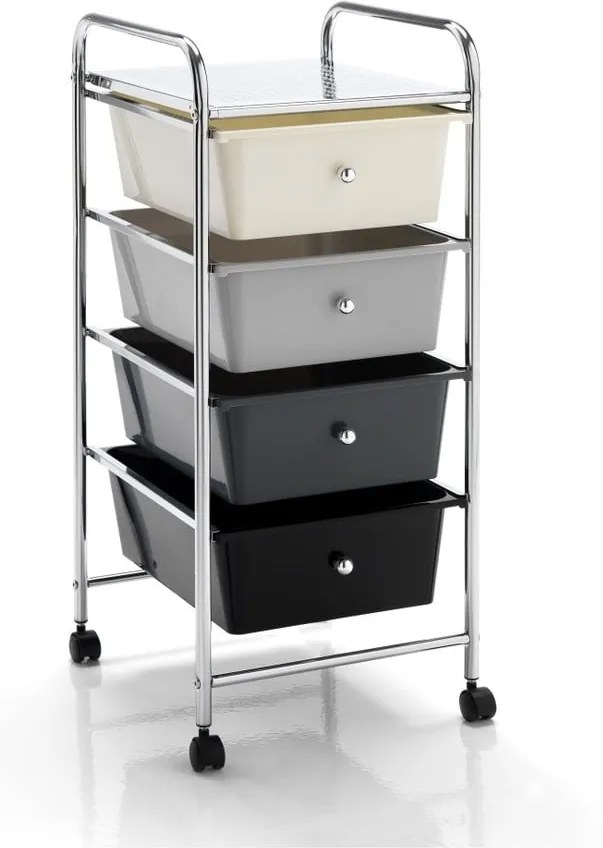 Air gurulós tárolóállvány, 4 fiókkal - Tomasucci