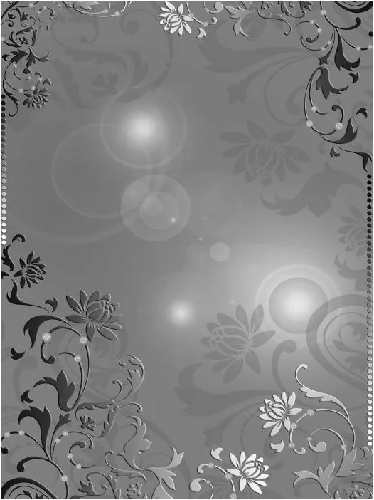 Fotótapéta Monokróm virágok finom minimalizmus 206x275 +ragasztó