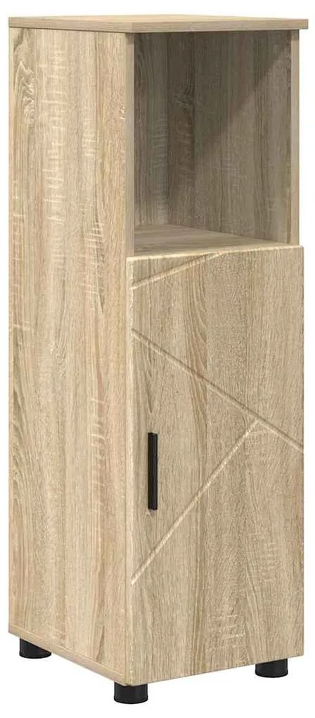 Fürdőszoba bútor szett 5 pcs sonoma tölgy 61 x 35 x 64 cm