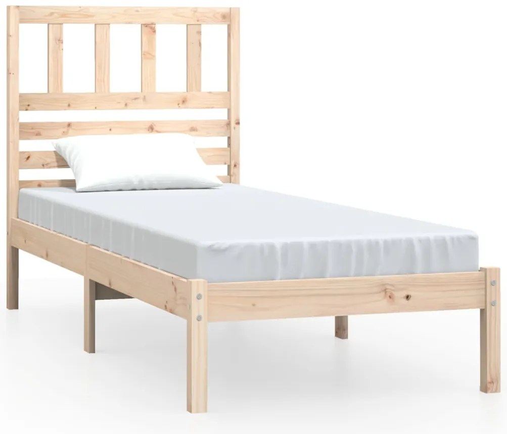 tömör fenyőfa ágykeret 75 x 190 cm Small Single