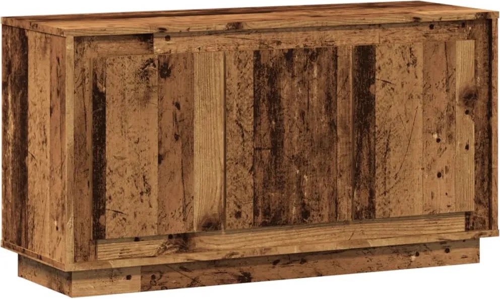 vidaXL antik fa színű szerelt fa tálalószekrény 102 x 35 x 55 cm