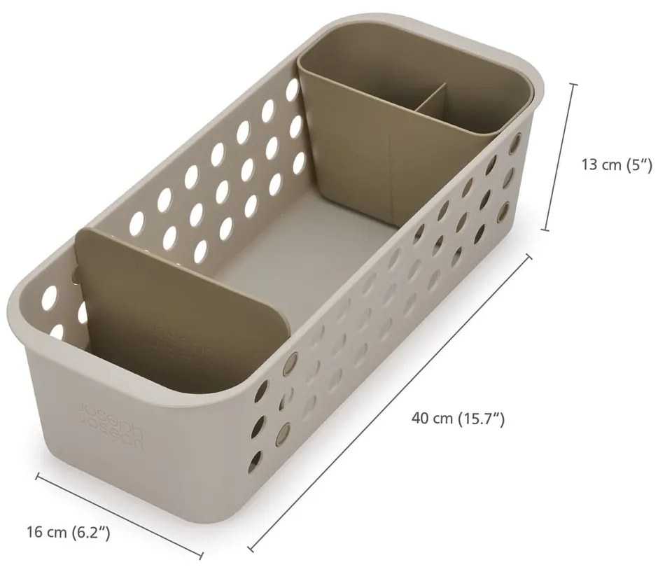 Bézs fürdőszobai rendszerező EasyStore – Joseph Joseph