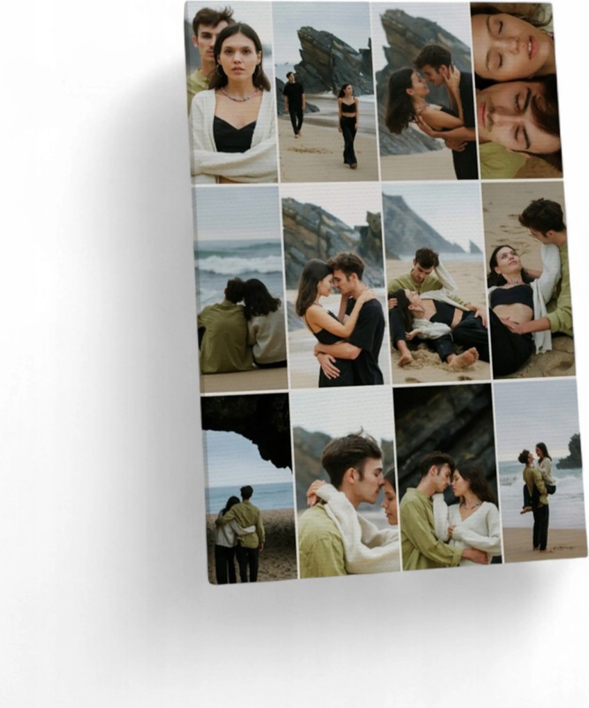 Fotó-vászonkép Az Ön fotója 60x90 Kollázs Varázsló Minta 12 Kép