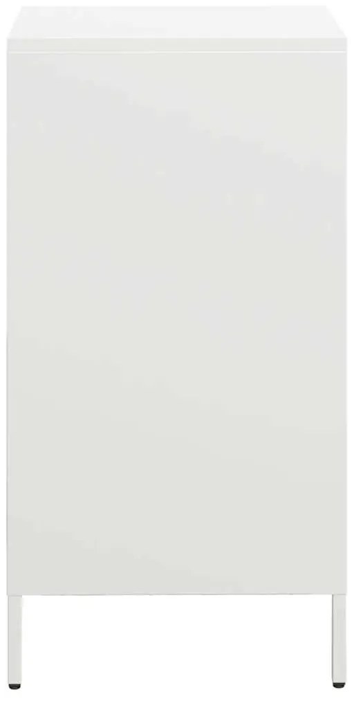 fehér hidegen hengerelt acél tálalószekrény 35x39x73,5 cm