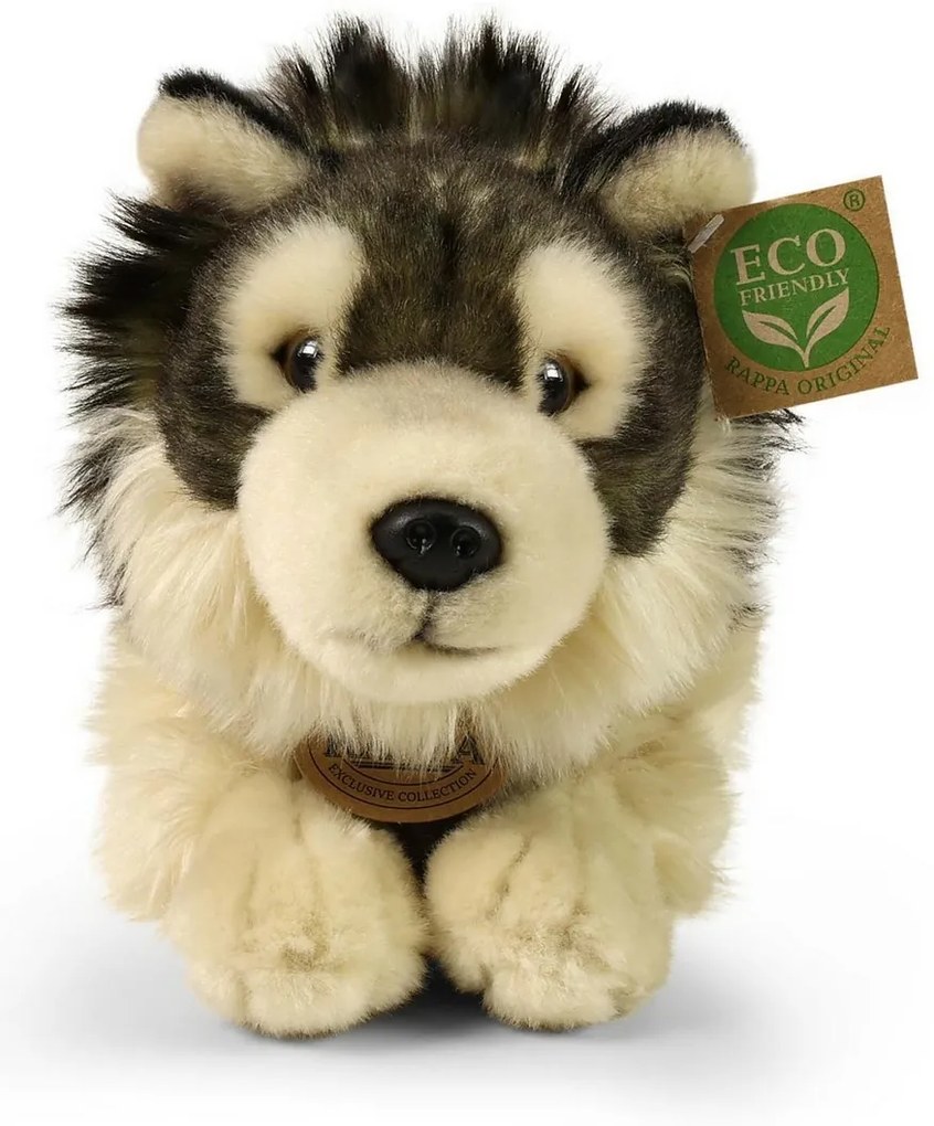 Rappa Plüss fekvő farkas 32 cm ECO - FRIENDLY