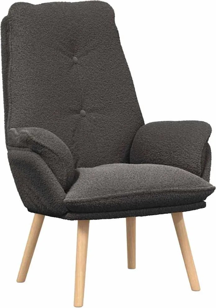 vidaXL karosszék Sötétszürke 69 x 74 x 93 cm Sherpa szövet