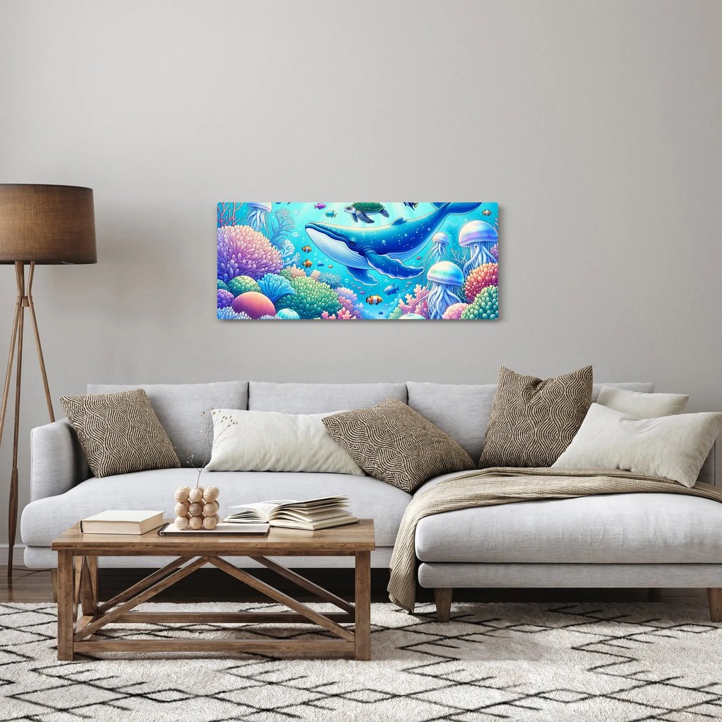 Kép – Víz alatti világ (120x50 cm)