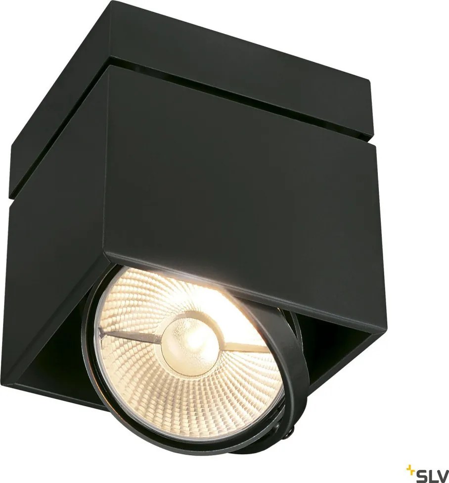 SLV 117100 KARDAMOD Kocka Mennyezeti Lámpa Fekete GU10/ES111 IP20