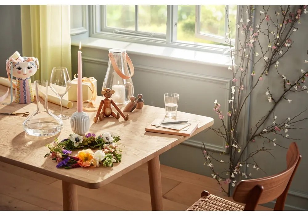 Hammershoi fehér porcelán gyertyatartó, magasság 10 cm - Kähler Design