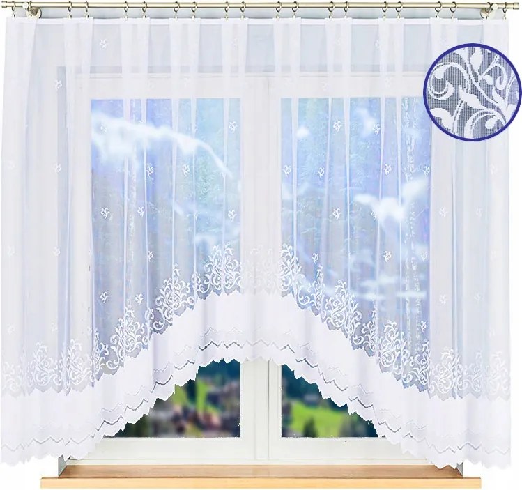 Függöny Jacquard Függöny 350x160 Kész Béka Szoba Konyha Dísz Ív