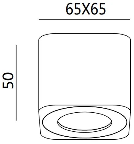 Fabas 3429-71-102 - LED spotlámpa PALMI LED/6W/230V