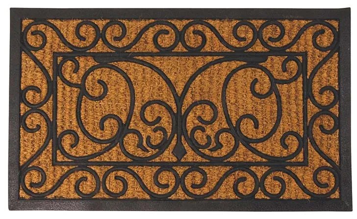 Gumi és kókuszrost lábtörlő, 75 x 45 cm