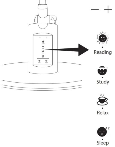 LED Dimmelhető érintős asztali lámpa OPTIMUM LED/7W/230V 3000/4000/6000K fehér