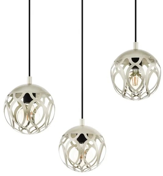 Eglo 99073 - Csillár zsinóron MIRTAZZA 3xE27/60W/230V