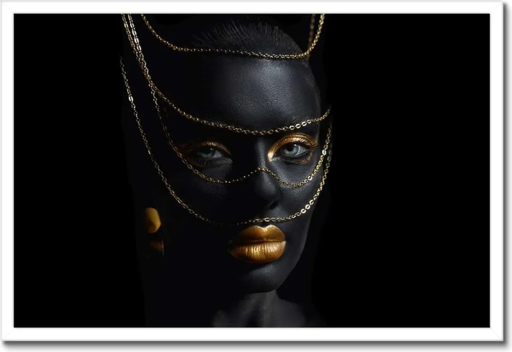 Poszterek keretben 60x40 Az aranyszínű csecsebecsék mögött