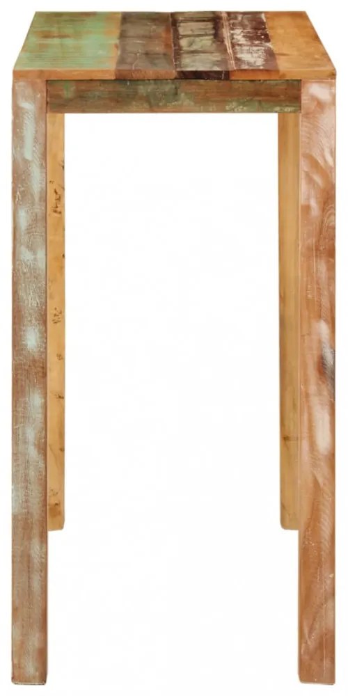 tömör újrahasznosított fa bárasztal 112 x 55 x 108 cm