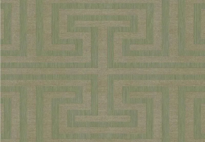 Parato Cristiana Masi Sintesi Rhythmos zöld geometrikus vlies tapéta – 27515