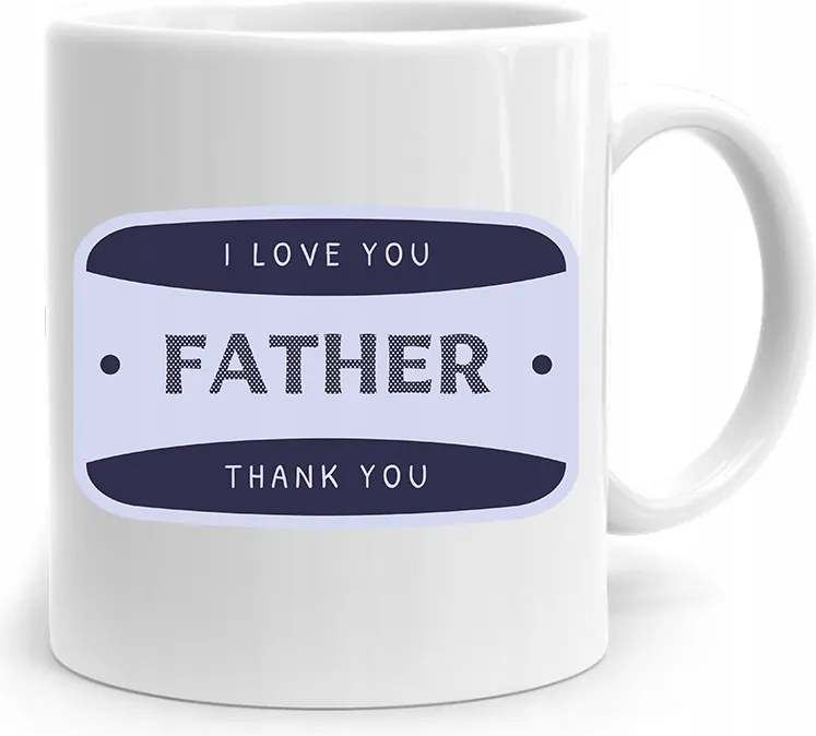 Apák Napi Bögre Apáknak Father Thank You nyomtatott fényképpel